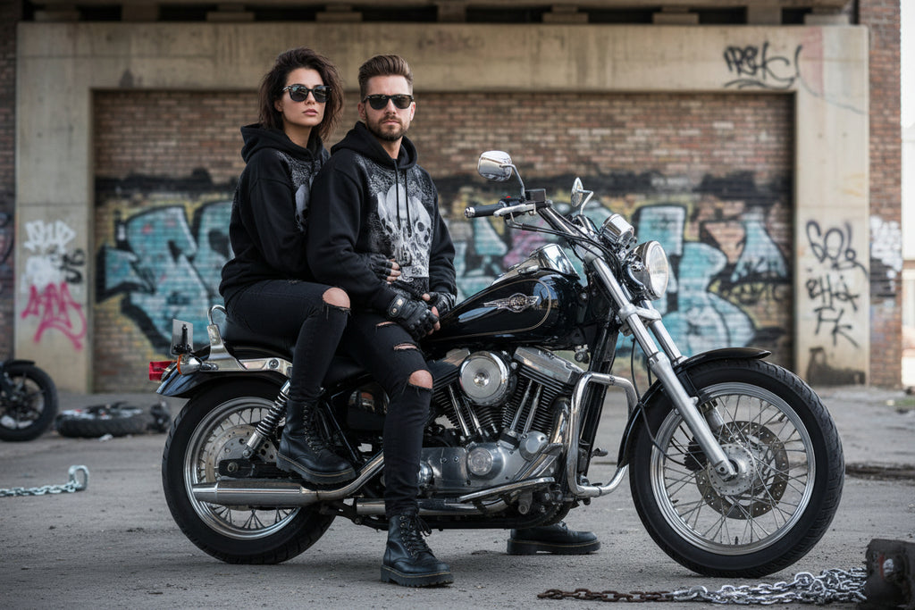 Hoodie/ Sweatshirt Gothic Skull