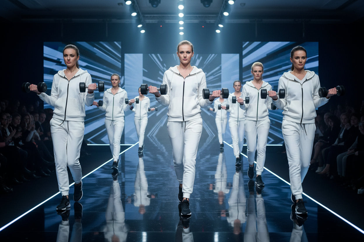 Sport-Anzug 2 Teilig mit  Kapuzen-Jacke