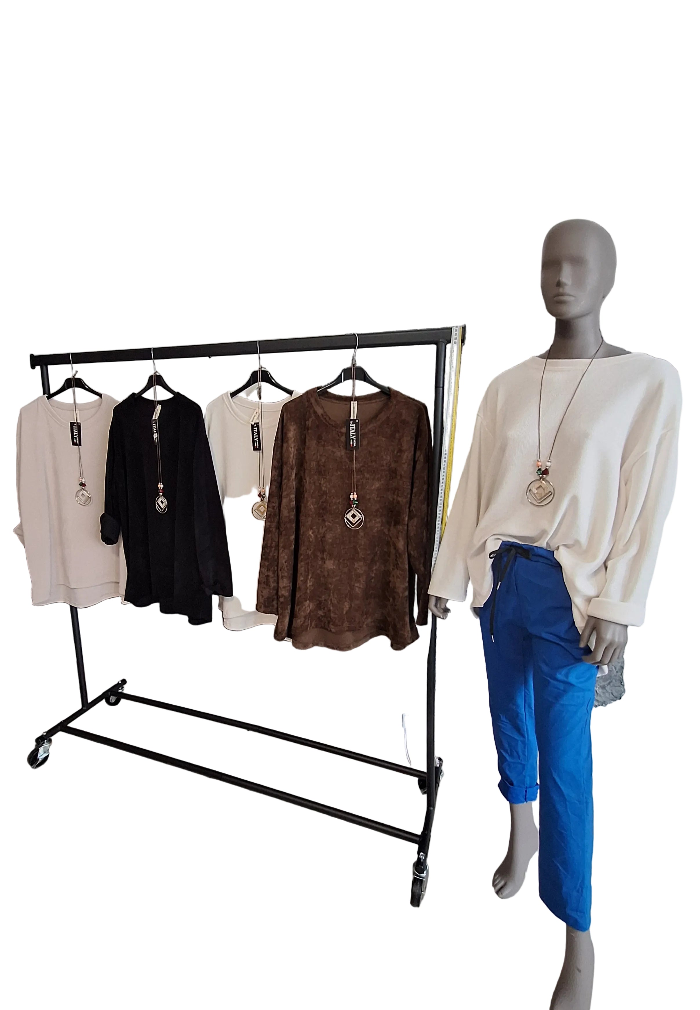 Pulli Langarm  in Cord Optik Olga