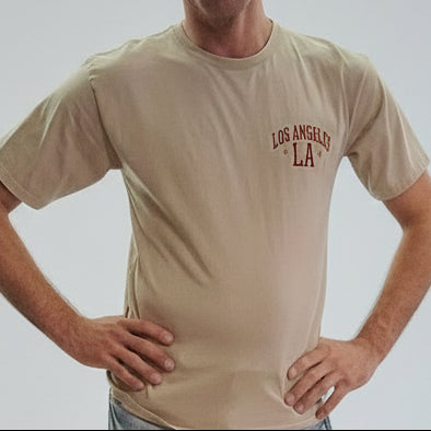 T-Shirt LA/ Los Angeles  Aufdruck vorne und Hinten