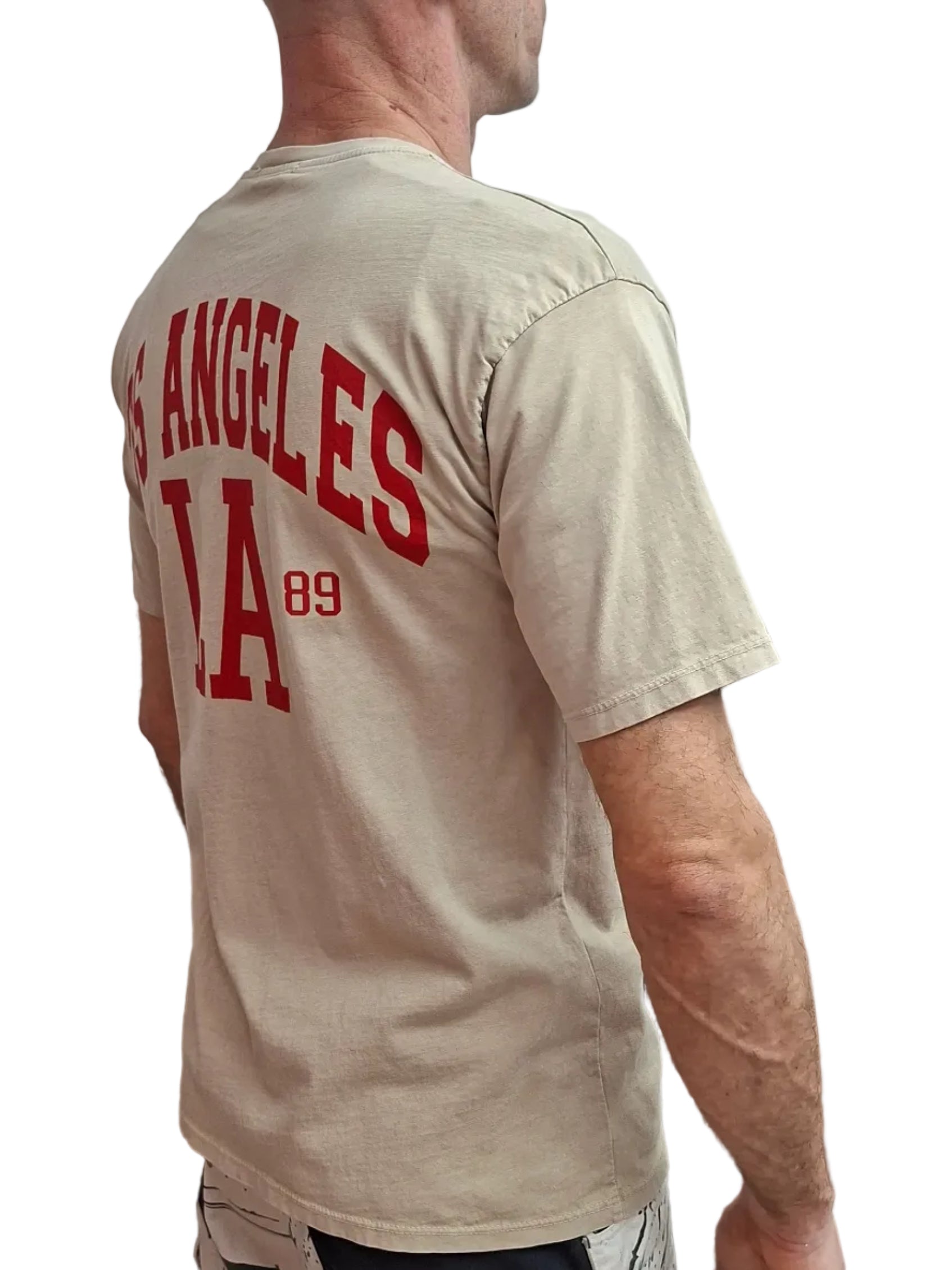 T-Shirt LA/ Los Angeles  Aufdruck vorne und Hinten