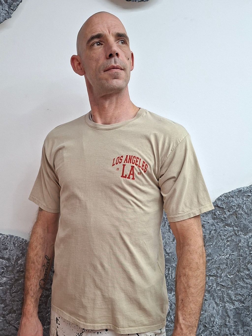 T-Shirt LA/ Los Angeles  Aufdruck vorne und Hinten