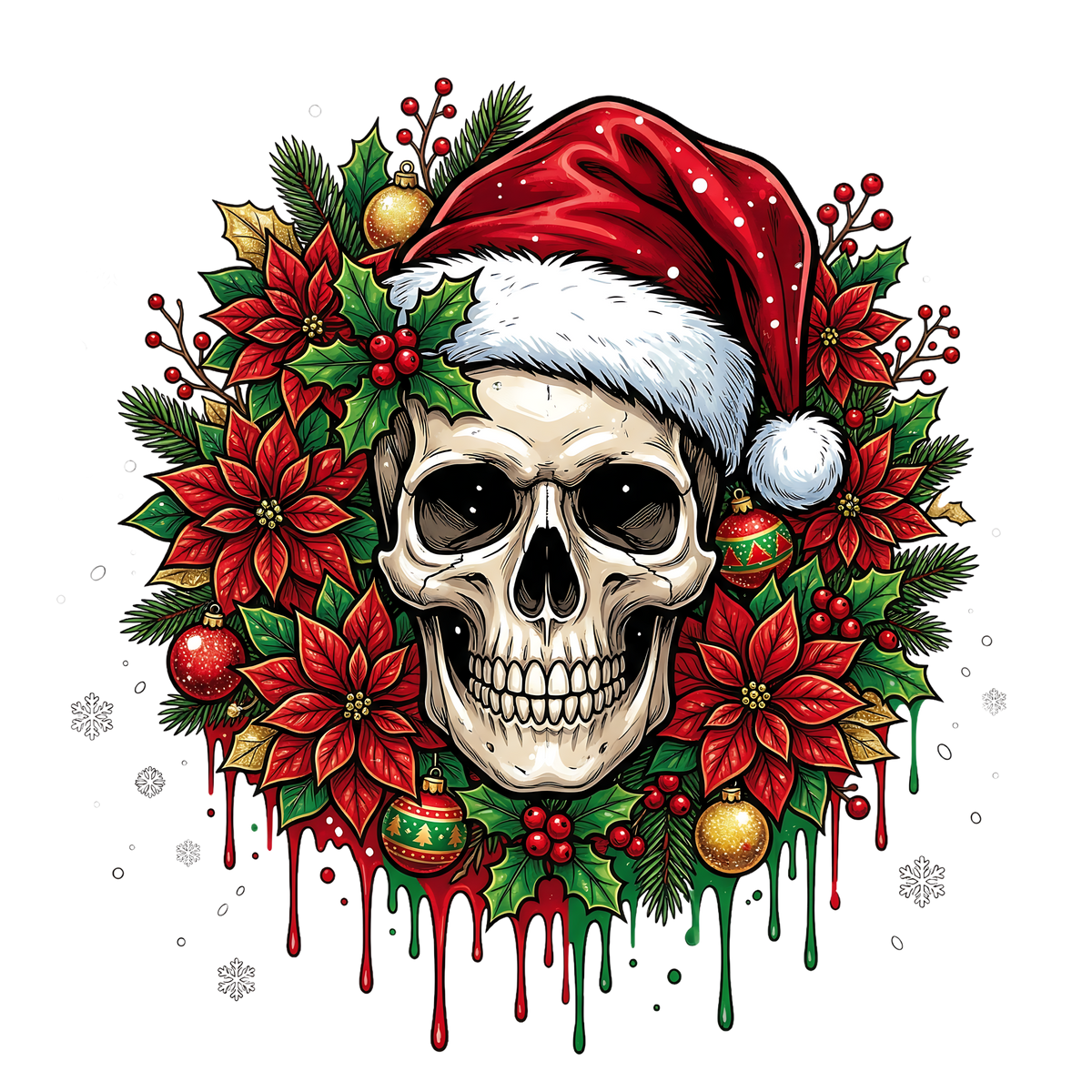 Floral Skull 23 – Bügelbild BB-6032