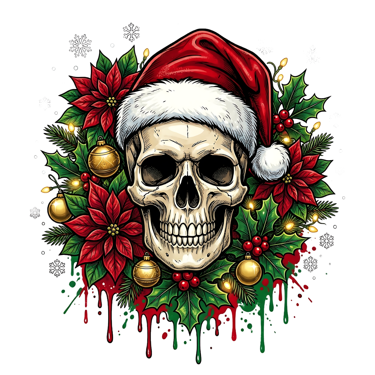 Floral Skull 25 – Bügelbild BB-6034