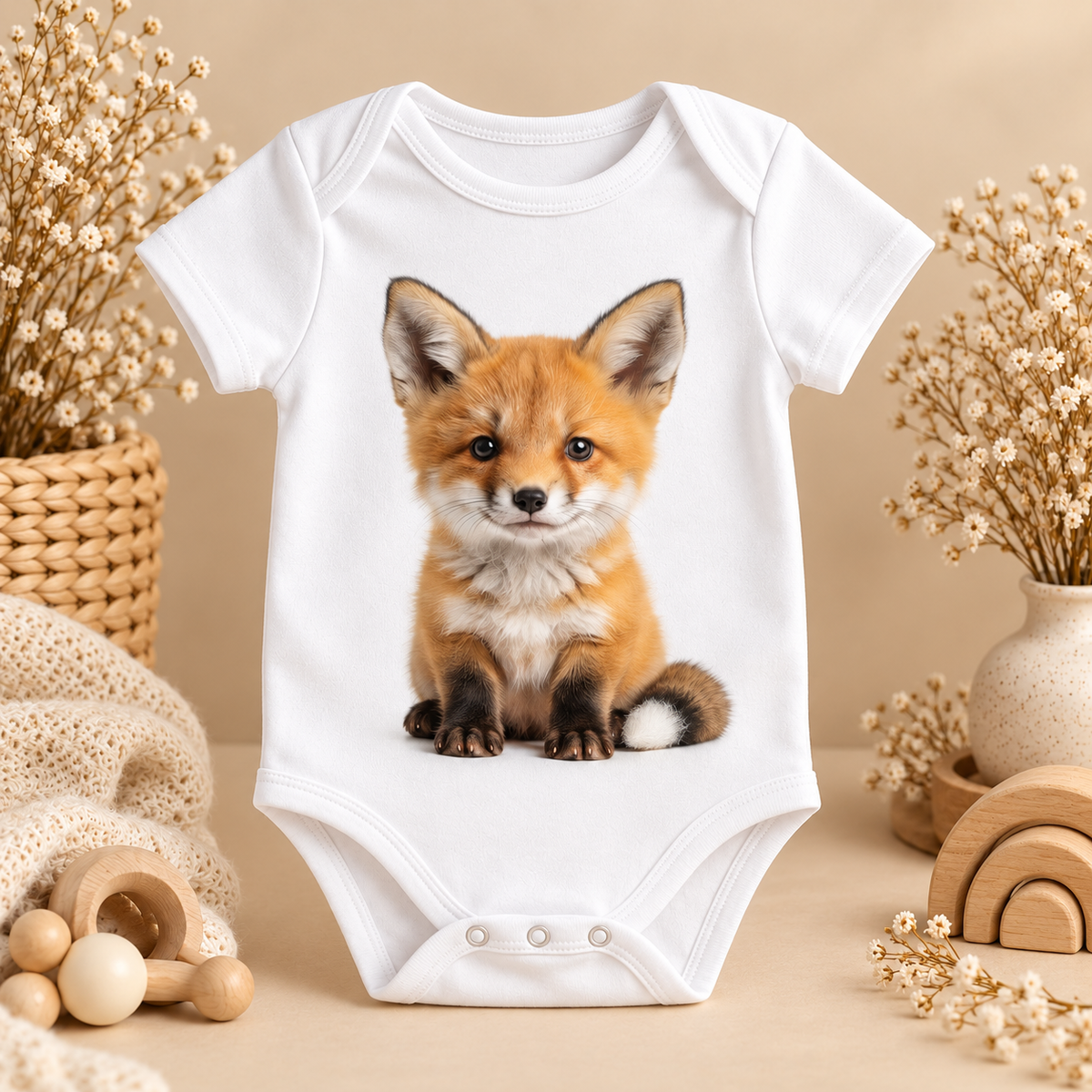 Babybody Kurzarm – 6 Farben