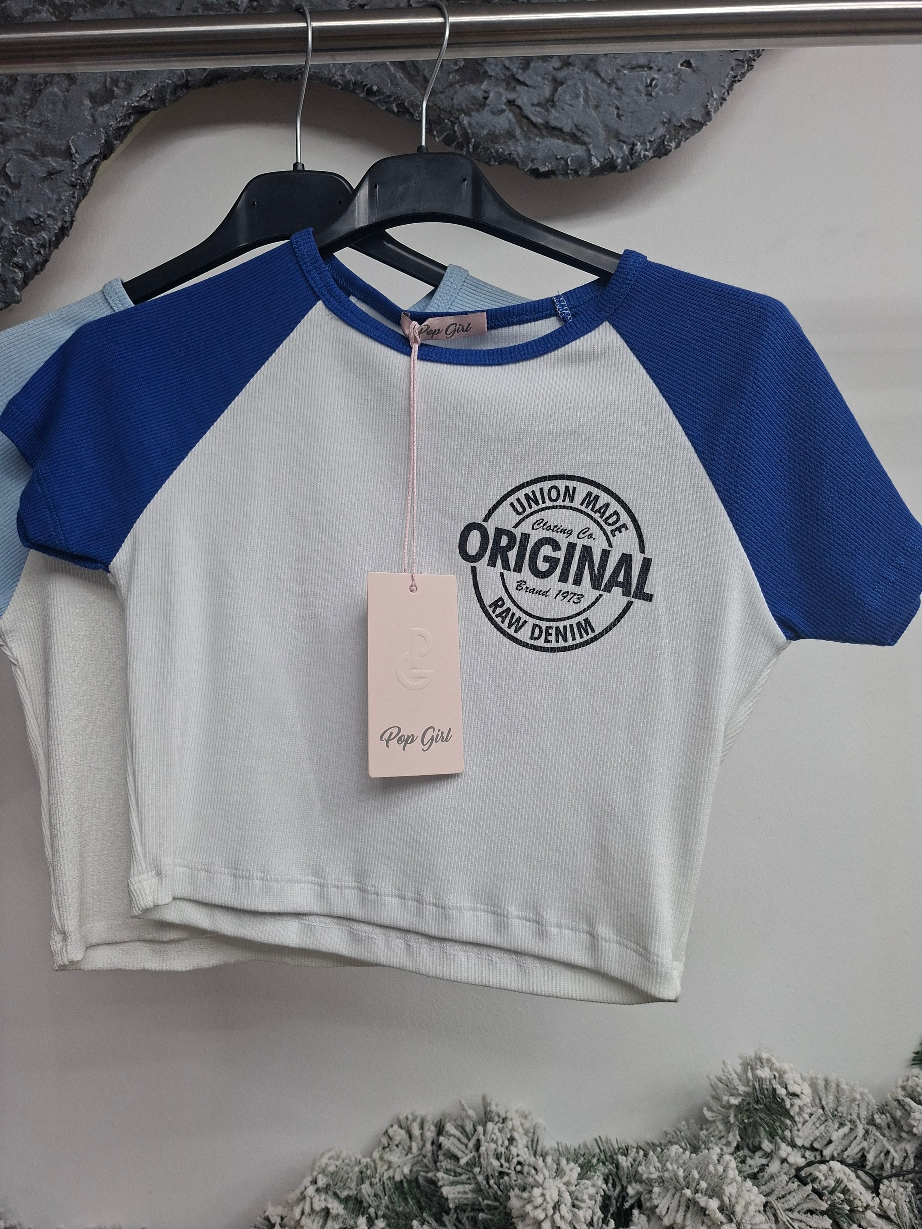 Crop-top Mit Aufdruck-Original