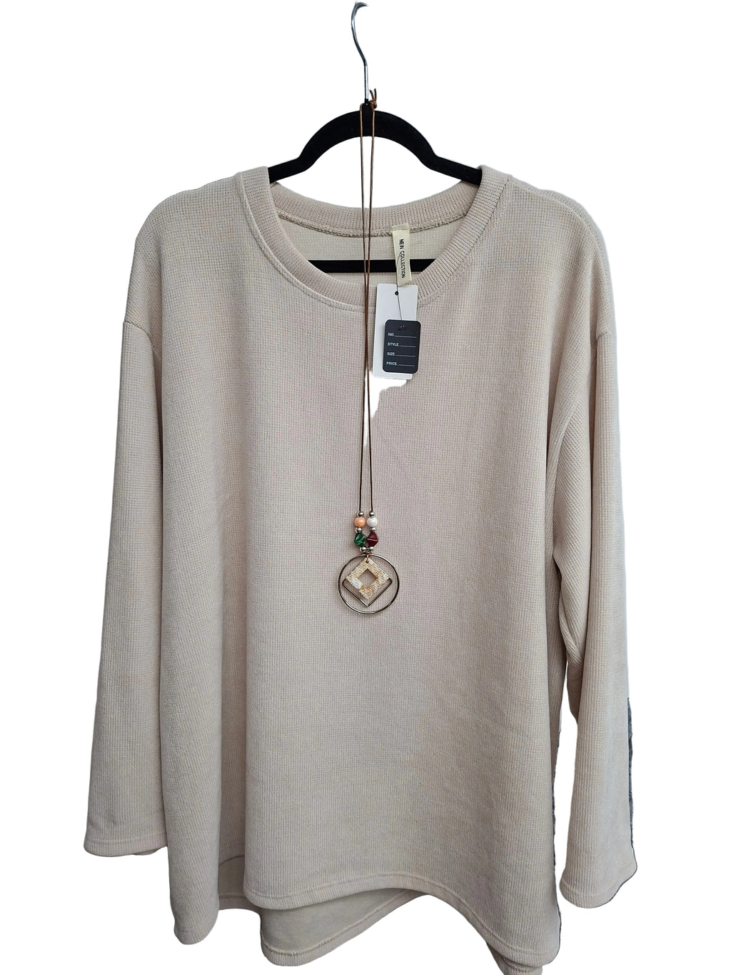 Pulli Langarm  in Cord Optik Olga