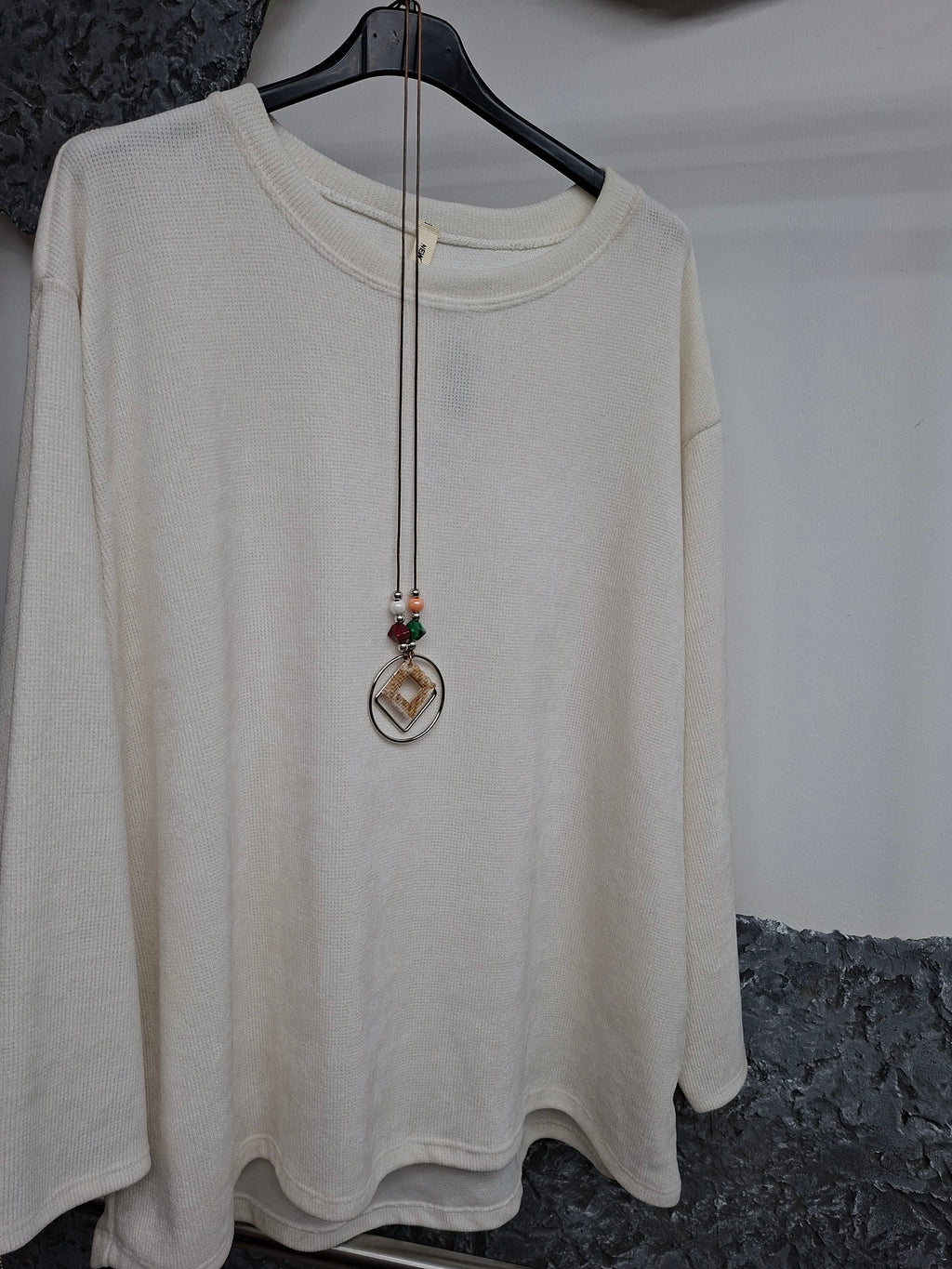 Pulli Langarm  in Cord Optik Olga