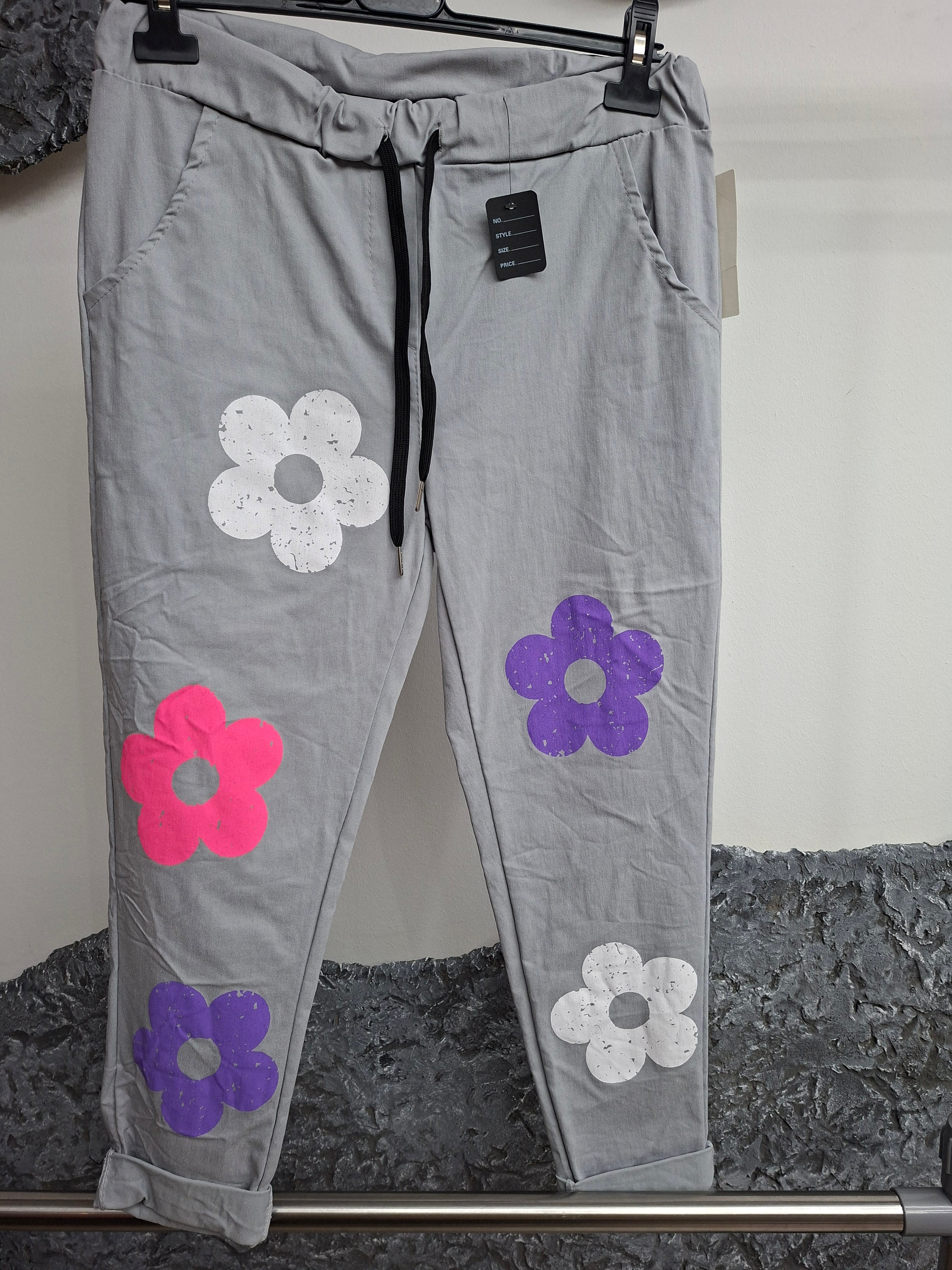 Hose Mit Druck Priel Blumen
