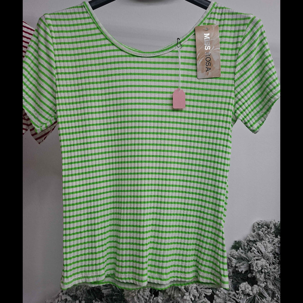 Kurzarm Gestreiftes Luna Shirt für Damen - Nicky's Kleiderstuebchen