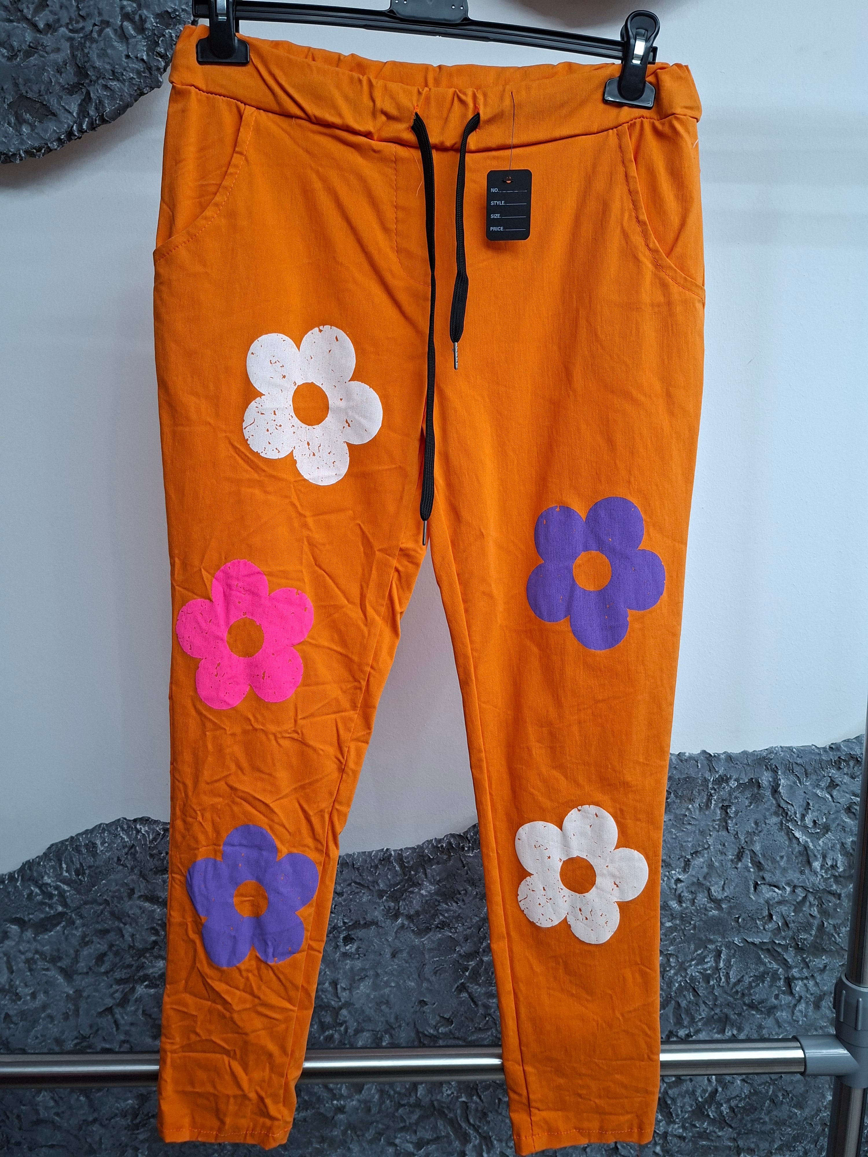 Hose Mit Druck Priel Blumen