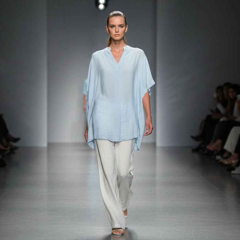 Shirt-Bluse Lisa V Ausschnitt für stilvolle Outfits und eleganten Look - Nicky's Kleiderstuebchen
